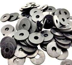 6mm ID Rubber Flat Washers 19mm OD x 1.6mm Thick Sealing Spacer 6 x 19 x 1.6mm