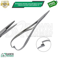 Orthodontic Mathieu Slim Line Needle Holder Forceps Ligature Pliers Narrow Tip