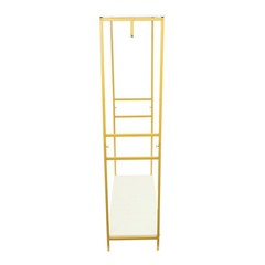 120*45*190cm Clothing Display Rack 20mm Square Tube Garment Rack For Shop & Home