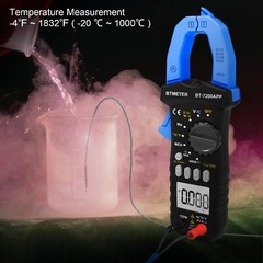 Clamp Meter TRMS 6000 Counts NCV Digital Clamp Multimeter DC AC Current Volt Amp
