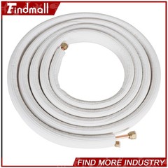 Findmall 1/4-3/8 Dia. 16, 25, 50Ft Install Kit For Mini Split Heat Pump Systems