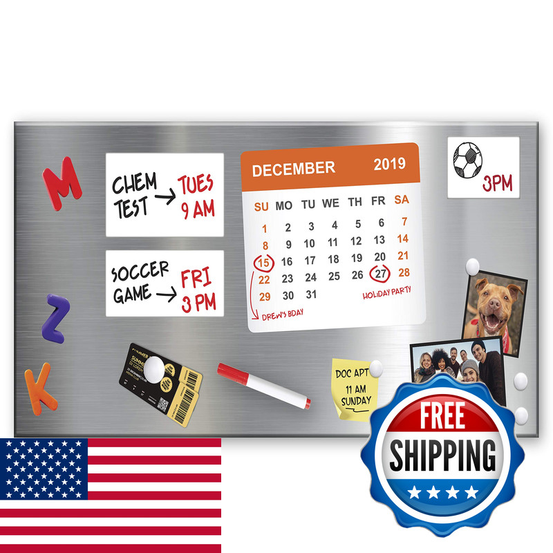 Essentially Yours Magnet And Message Board Large Mountable 30 X 14 X 0.7 Inch