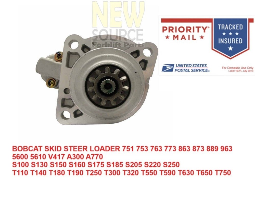 6685190 6676957 7283321 18486N BOBCAT STARTER MOTOR BRAND NEW MP020BN