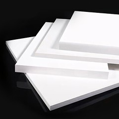 PTFE White Sheet 0.5mm to 30mm Thick Various Sizes 100mm to 300mm