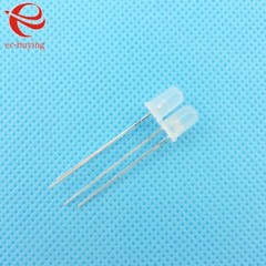 100pcs 3mm 5mm Dual Bi Color Non-Polar Red/Green Led Diffused Diode Light 2Pin