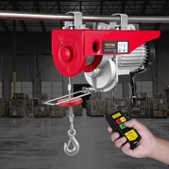 VEVOR Electric Hoist 1320lbs Crane Winch with Wireless Remote Control 1150W 110V