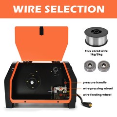 HITBOX Aluminum MIG IGBT Inverter 200A 110/220V MIG lift-TIG MMA Welding Machine