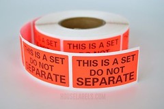 40 Rolls ; 500 Labels Per Roll 1″ x 2″ This Is A Set Do Not Separate Labels