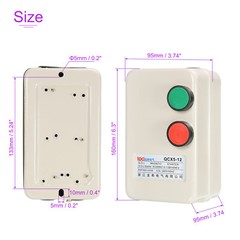 220V 240V 4KW Magnetic Electric Motor Starter Control Industrial Switches