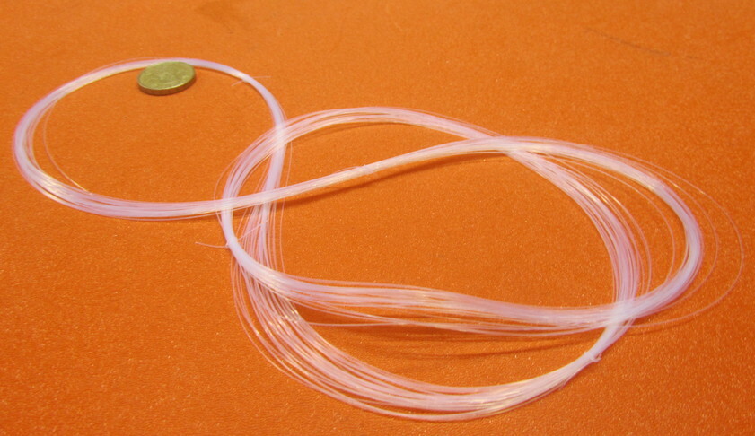 PTFE Micro Spaghetti Tubing .014″ OD x .002″ ID x .006 Wall x 100 Ft Coil