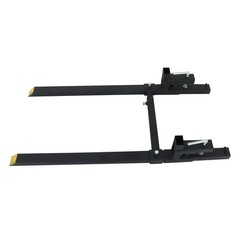 Tractor Bucket Clamp On Pallet Forks 60″ 2000lbs With Adjustable Stabilizer Bar