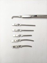 Laparoscopic Bulldog Clamp 10mm With 6clips Stainless Steel Reusable Instruments