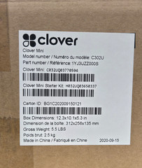 Clover Mini C302U 1YJ3UZZ000S with Mini Starter Kit FAST FREE SHIPPING c