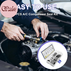 45PCS AC Gasket Sealer AC O Ring Seal Kit Versatile AC Seal Kit for Fixing Car A