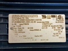NEW SEW Eurodrive Gear Motor FA77/G DRN132S4 BE11HF RI 7.5 HP 1800 RPM Series 7
