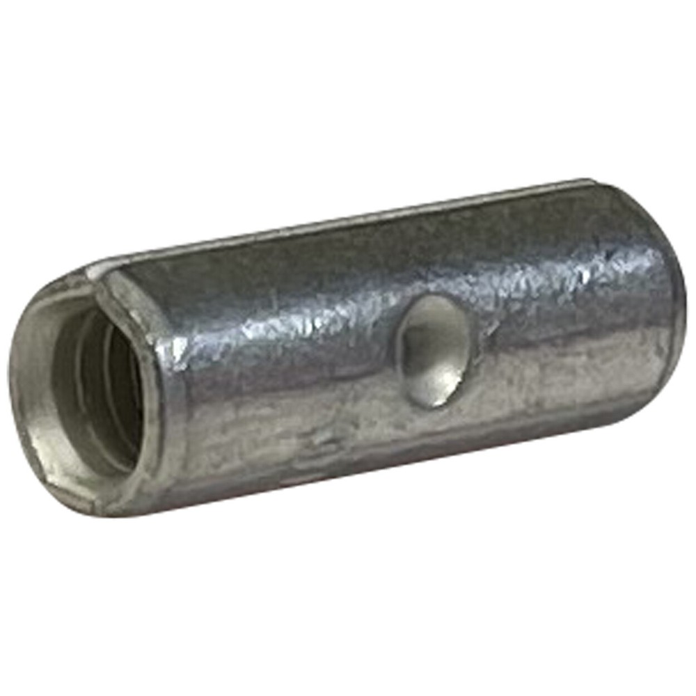 (100) Non-Insulated 12-10 Gauge Butt Splice Connector Uninsulated Wire Terminal