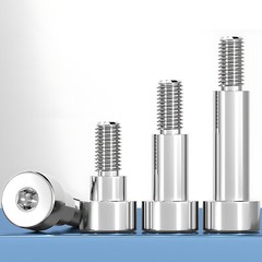 M2 M2.5 M3 M4 M5 M6 M8 Shoulder Bolt Screws A2 Stainless Steel Allen Socket Head