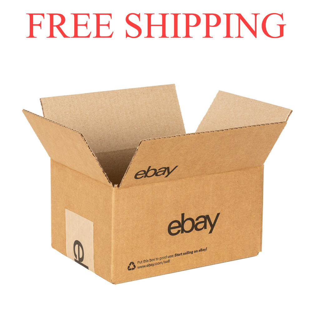 eBay-Branded Boxes With Black Color Logo 8″ x 6″ x 4″ FREE SHIPPING USA