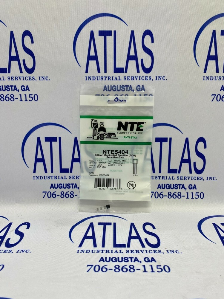 NTE NTE5404 SCR, TO-92, 400V, .8A, Sens Gate ***AUTHORIZED NTE DISTRIBUTOR***