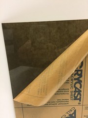 (2-Pack) Acrylic Plexiglass Sheet- 1/8″ thick- Light Grey Smoke #2064- 8″ x 12″