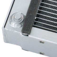 86551430 8N8005 2 low Full Aluminum Radiator For Ford Tractor 2N 8N 9N Model