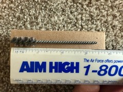 SCSTool PTBSS-06 3/8″ Stainless Steel Power Tube Wire Brush Made in USA, 10 PACK
