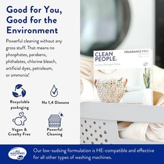 The Clean People Laundry Detergent Sheets 32 Pack Ultra Concentrated Fresh Scent