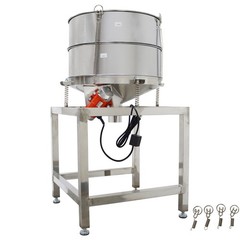 Electric Circular Vibrating Screen Sieve with 30+60 Mesh Screens Double Layers