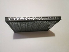 Blank Book Journal Black with Silver Embossed Design Barnes & Noble NEW UNUSED