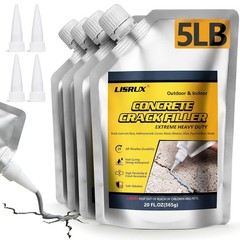 Concrete Crack Filler,5 LB High Elasticity Cement Crack Filler,Self-Leveling Qui