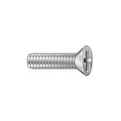 GRAINGER APPROVED 6HB90 MS,M4-0.70,Zinc Plated,14mm,100PK 6HB90