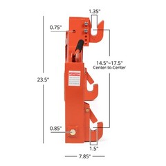 Titan Attachments 3 Point Quick Hitch Adaption to Category 1 Tractors