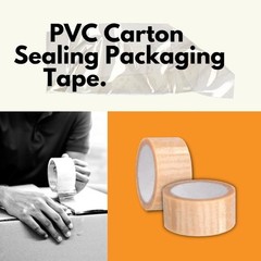 PVC Box Packaging Tape 36 Rolls – 2″ x 55 Yards, Clear,3″ Core, 2.1 Mil
