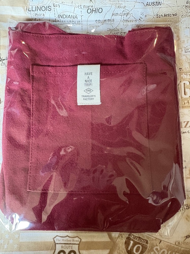 Traveler’s Company Notebook Red Sacoche Bag