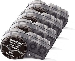 Label Cartridge M21-750-499 Black/White 3/4″ Incompatible with encrypted Brady