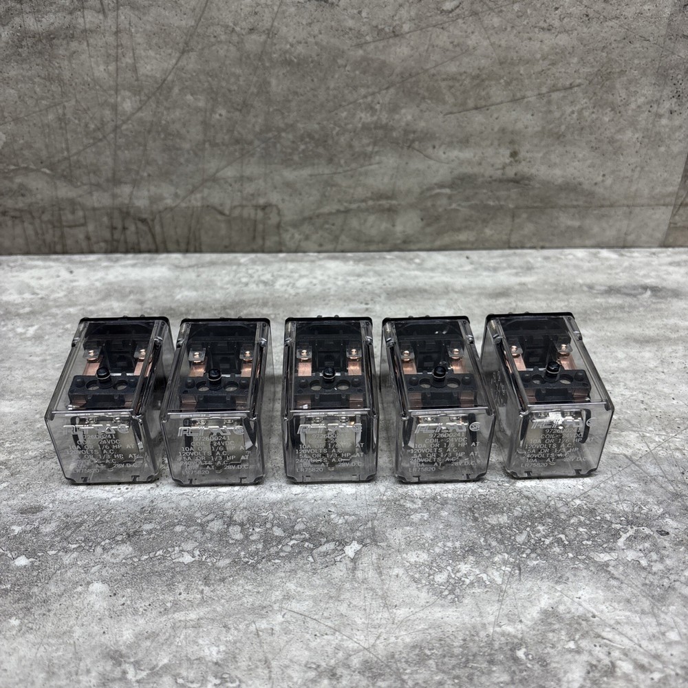 Lot Of 5 Advance Controls ACI 9726D0241 General Purpose Relay, DPDT, 24VDC Coil