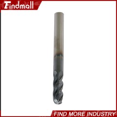 5Pcs Carbide End Mill 1/4″ 4 Flute Ball Nose 2-1/2″ Overall Length -TIALN COATE