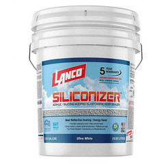 Free Shipping Authentic Lanco Siliconizer Roof Sealer 5 Gal White No Import Fee