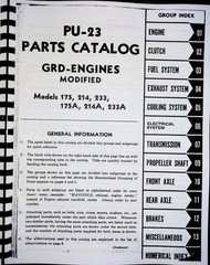 International GRD Engine Parts Manual Catalog 175 175A 214 214A 233 233A