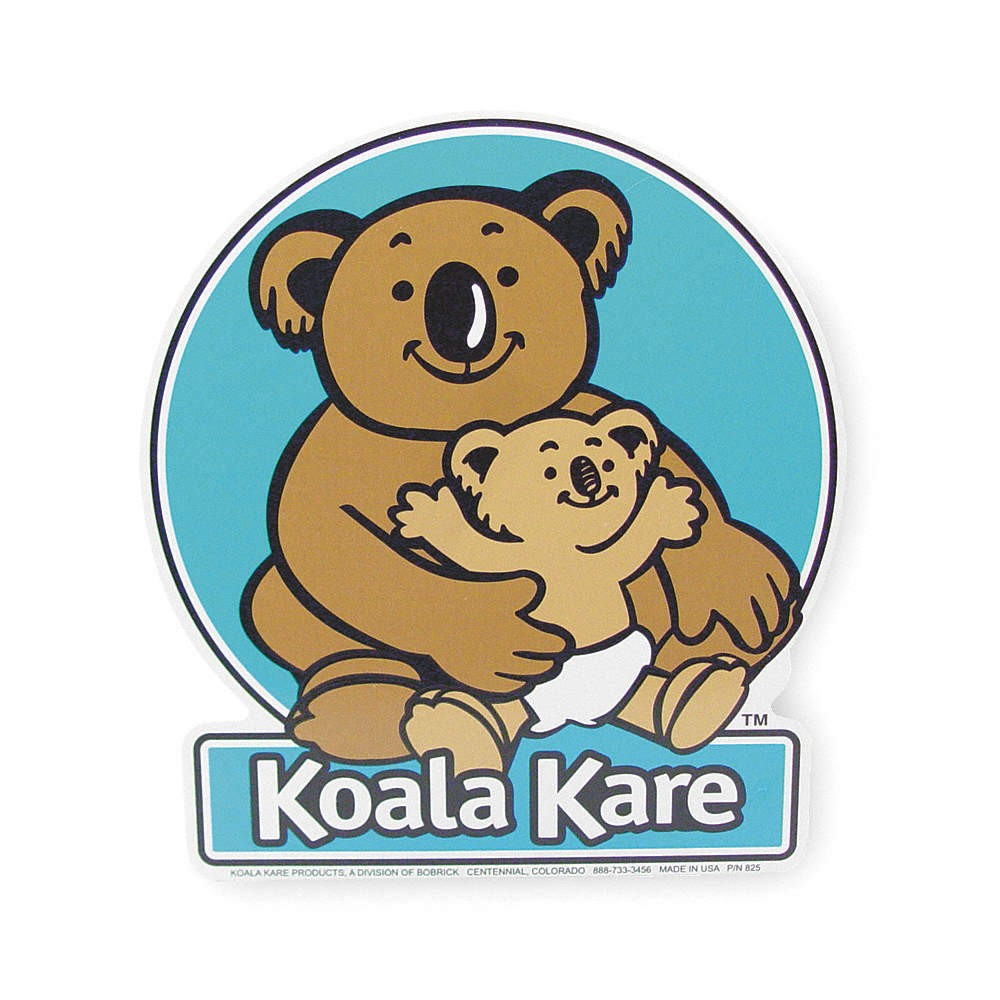 KOALA KARE PRODUCTS 825 Baby Changing Station Front Label 2ERH9