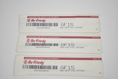 Hu-Friedy Dental Hatchets Set of 3 – GF15 Gold Foil #41 with Round Handles