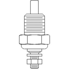 REPRODUCTION ELECTRIC WATER TEMPERATURE SENDING UNIT Fits Ford OLIVER TRACTORS