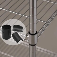Durable Wire Shelf Clips 18 Pack for 1 Inch Posts Fit Multiple Brands