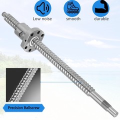 BallScrew SFU1204 SFU1605/04/10 SFU2005 SFU2505 250-2000MM with Ballscrew nut