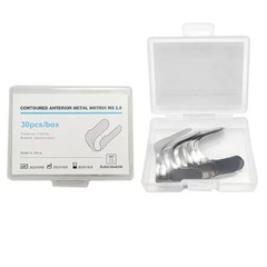 Dental Anterior Matrix Bands Sectional Contoured Metal Matrices System Twin M8
