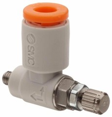 1Bag/10pcs SMC AS1201F-M3-04 Air Flow Control Valve PBT Elbow, M3 Male x 4 mm