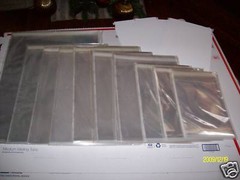 14 X 18 CLEAR ARCHIVAL STORAGE ENVELOPE ACID FREE 20 PCS CRYSTAL CLEAR DISPLAY