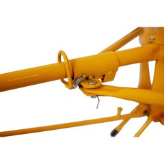 FOREOCELIV 11ft Drywall Lift Panel Hoist Jack Lifter 150 lbs Ceiling Wall Yellow