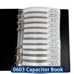 Capacitors Kit SMD Sample Book 0201 0402 0603 0805 1206 SMT Chip Assortment Pack