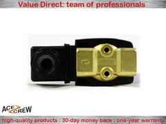 VITON 1/4 inch 12V DC VDC Brass Solenoid Valve NPT Gas Water Air Normally Closed